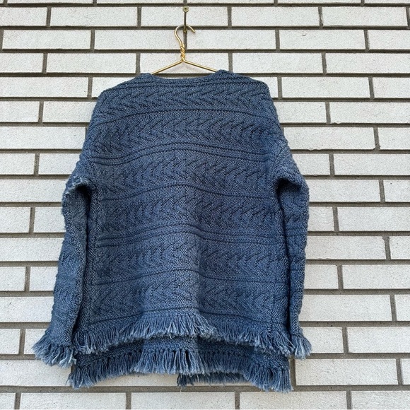 Current Elliott Cable Fringe Cardigan Sweater - Picture 12 of 13